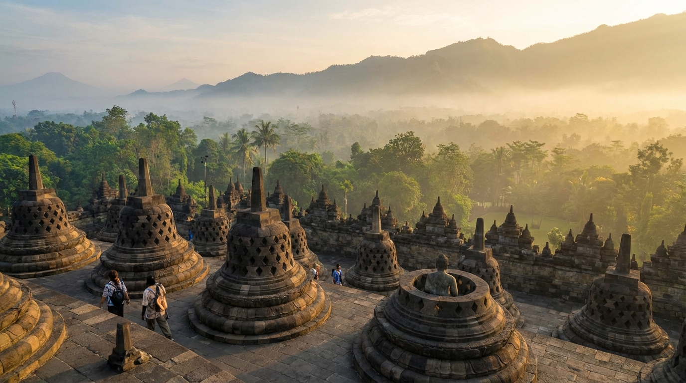 Indonesia landscape representing AGI Indonesia office